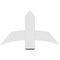 Ekena Millwork Bellingham Architectural Grade PVC Gable Bracket, 36"W x 21"H x 2"D x 6"F, 14/12 Pitch GBP036X21X0206BEL00 - alternate 3